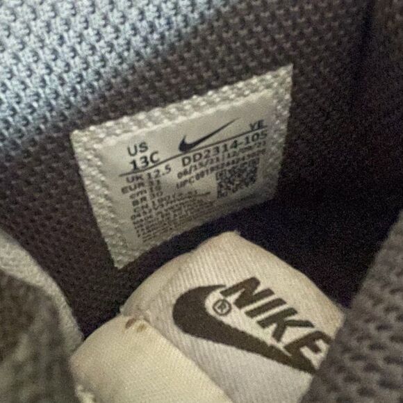 Nike Dunk High (PS)  Unisex Kid’s White Green Sneakers DD2314-105 Size 13C - Picture 8 of 8